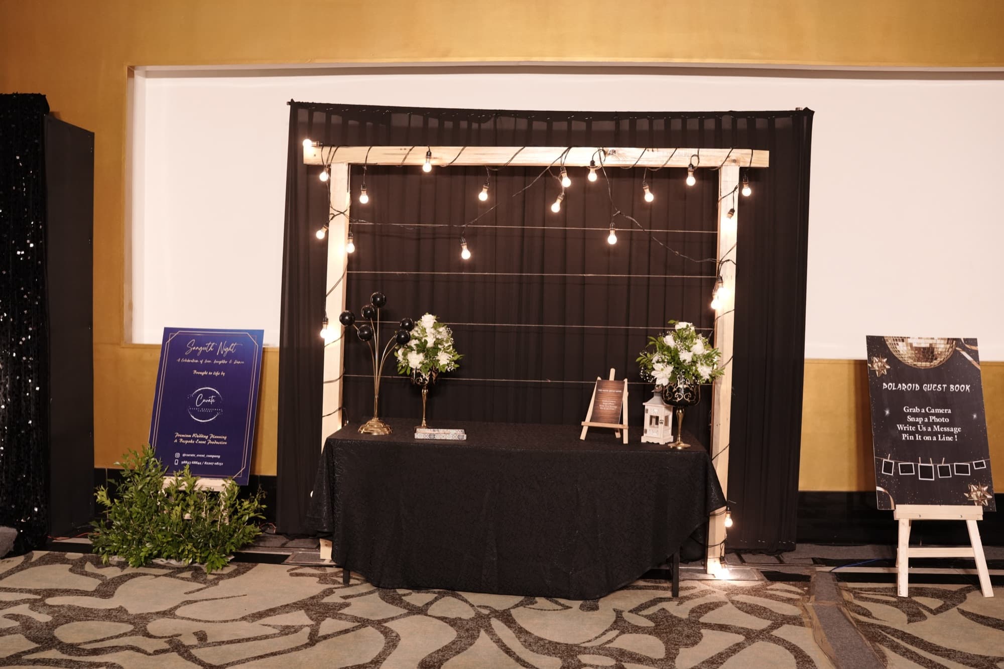 sangeet celebration event decor 04 by Curate Events